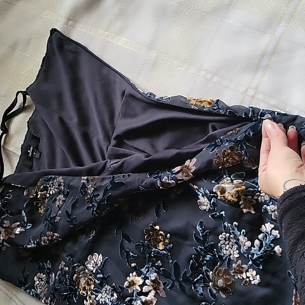 Lulu's Asymmetrical Floral Dress - Picture 9 of 11